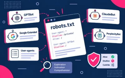 « Alexandre, comment fonctionnent les Crawlers IA, leurs user-agents et le robots.txt ? »