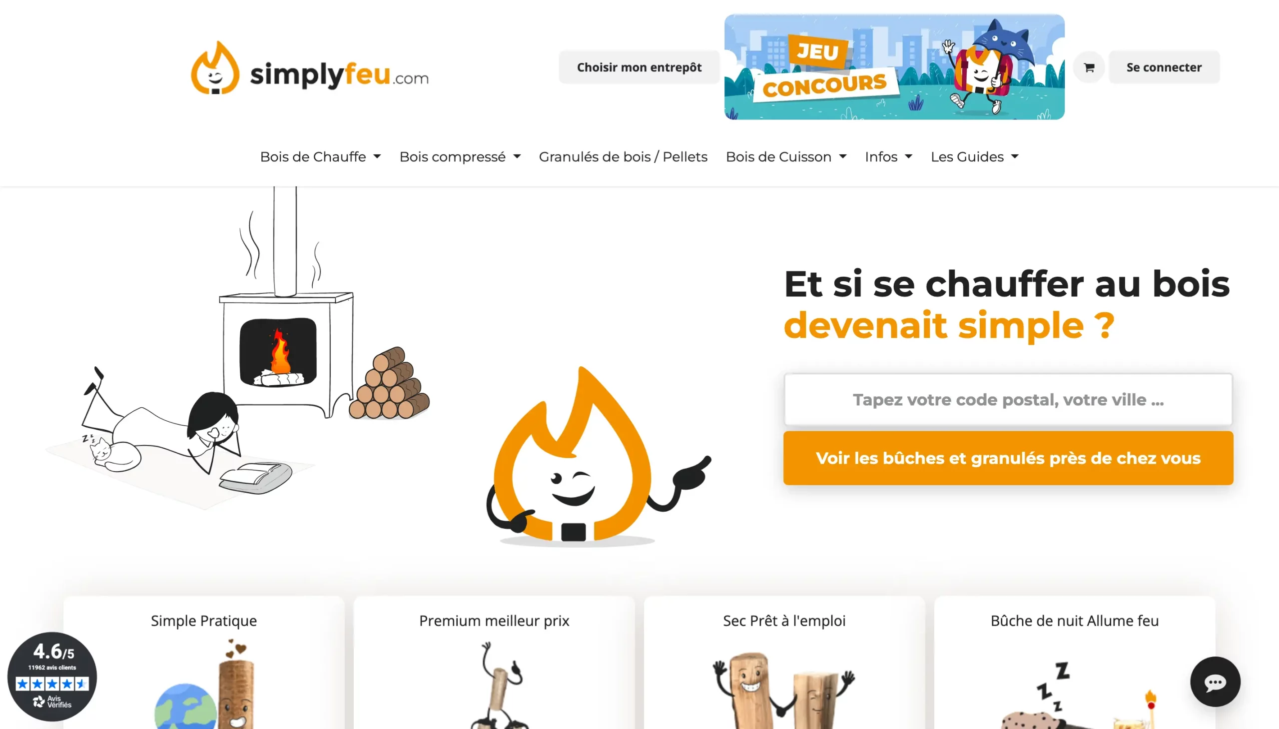 Site SimplyFeu, cas client de cocon sémantique
